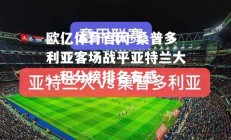 欧亿体育官网-桑普多利亚客场战平亚特兰大，积分榜排名有感