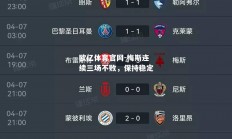 欧亿体育官网-梅斯连续三场不败，保持稳定