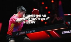 欧亿体育官网-热火壮举逆袭平反，强势展现冲击总冠军