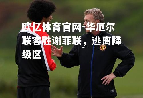 华厄尔联客胜谢菲联，逃离降级区