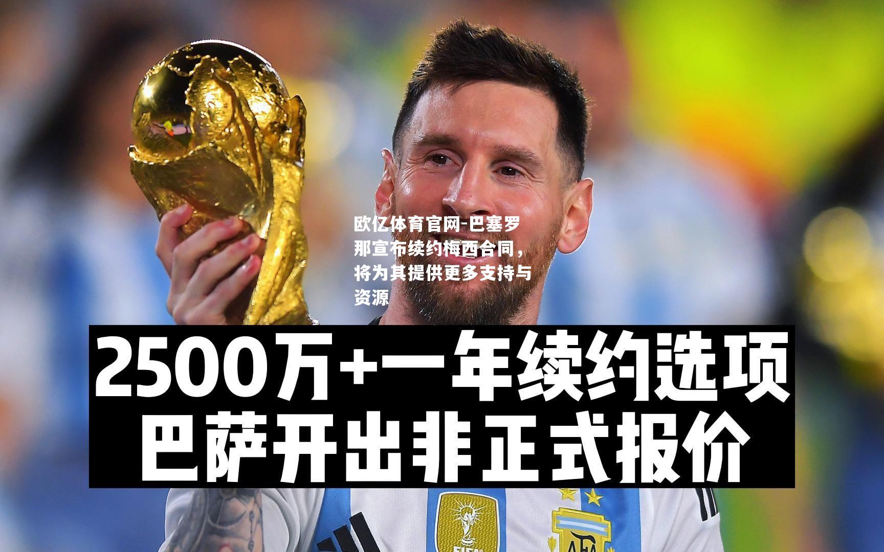 巴塞罗那宣布续约梅西合同，将为其提供更多支持与资源